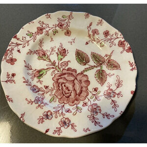 JOHNSON BROS ROSE CHINTZ BREAD & BUTTER / DESSERT PLATE B&B PLATE 6 1/4" England